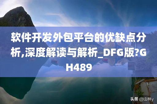 软件开发外包平台的优缺点分析,深度解读与解析_DFG版?GH489