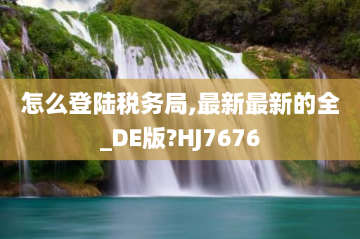 怎么登陆税务局,最新最新的全_DE版?HJ7676