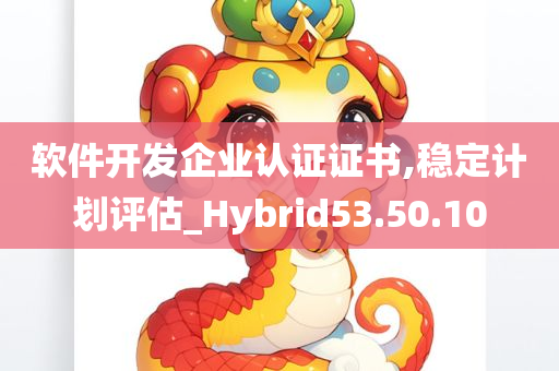 软件开发企业认证证书,稳定计划评估_Hybrid53.50.10